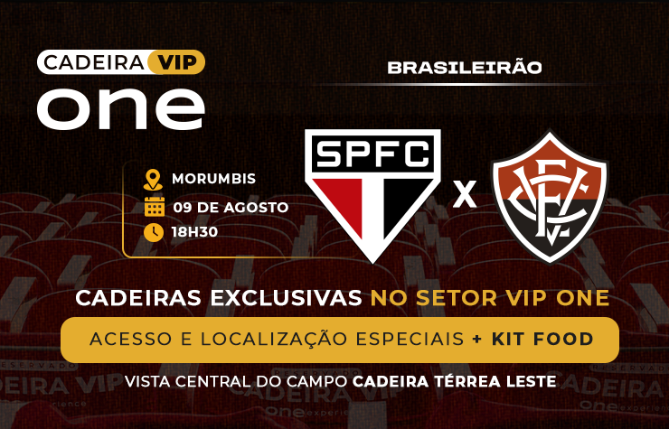 CADEIRA VIP ONE – SPFC x VITORIA