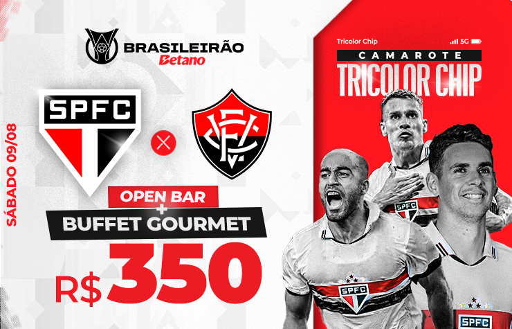 CAMAROTE TRICOLOR CHIP – SPFC x VITORIA