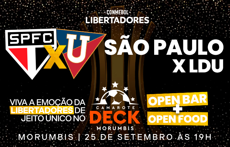 CAMAROTE DECK MORUMBIS SPFC X LDU