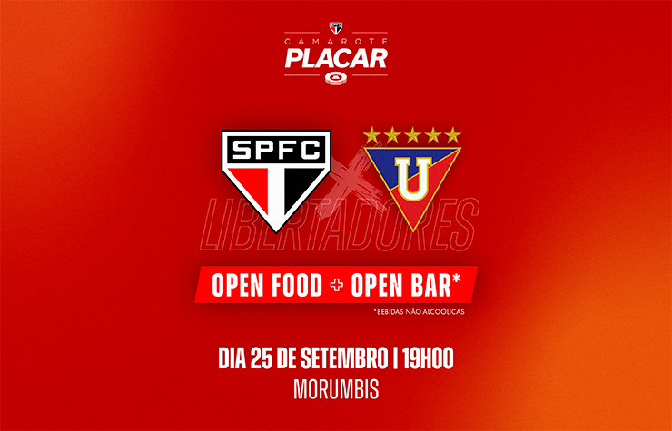 CAMAROTE PLACAR – SÃO PAULO X LDU