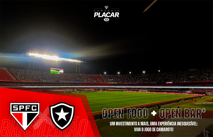 CAMAROTE PLACAR – SPFC x BOTAFOGO