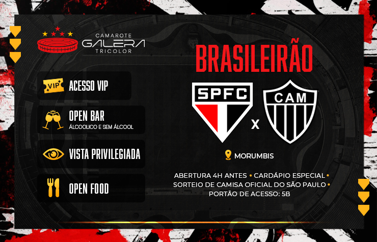 GALERA TRICOLOR – SPFC X ATLETICO-MG