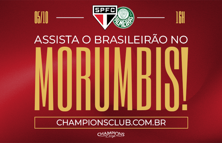 CAMAROTE CHAMPIONS LOUNGE – SÃO PAULO X PALMEIRAS