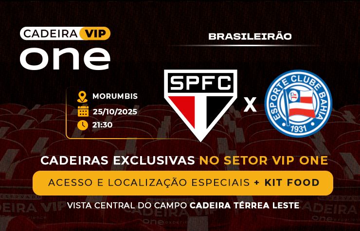 CADEIRA VIP – SPFC x BAHIA