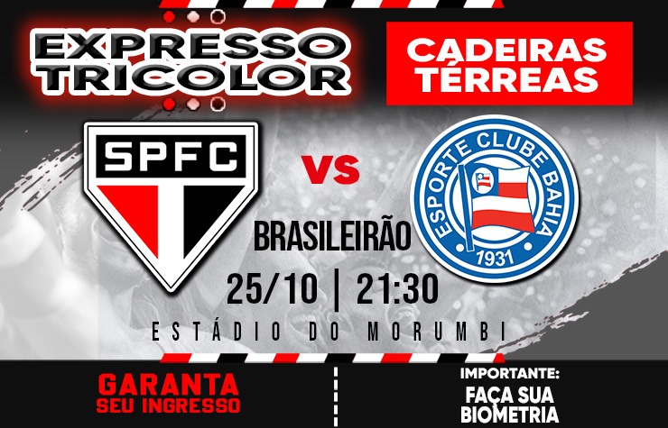 CADEIRA EXPRESSO TRICOLOR – SPFC X BAHIA