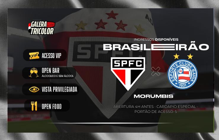 CAMAROTE GALERA TRICOLOR – SPFC X EC BAHIA