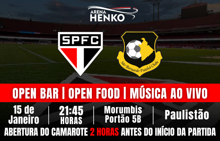 ARENA HENKO – SPFC x SÃO BERNARDO