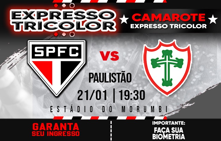 CAMAROTE EXPRESSO TRICOLOR – SPFC X PORTUGUESA