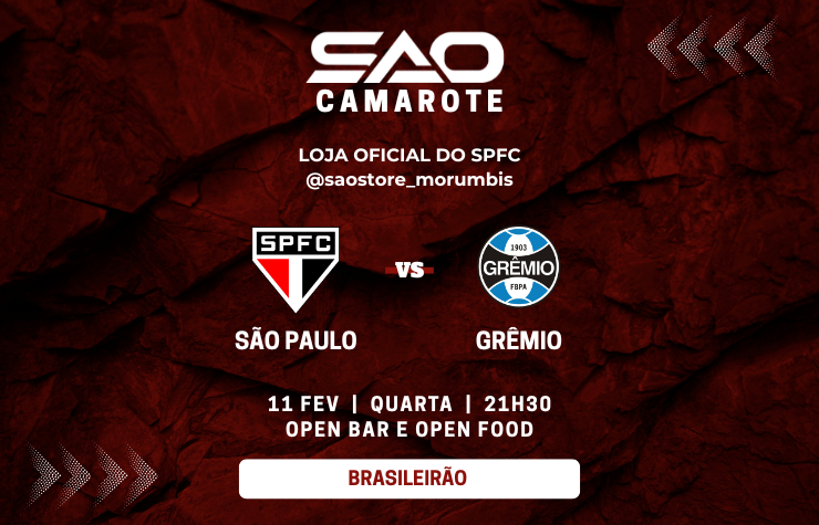  CAMAROTE SAO – SPFC x GREMIO