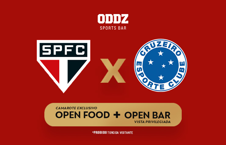CAMAROTE ODDZ SPORTS BAR - SPFC X CRUZEIRO