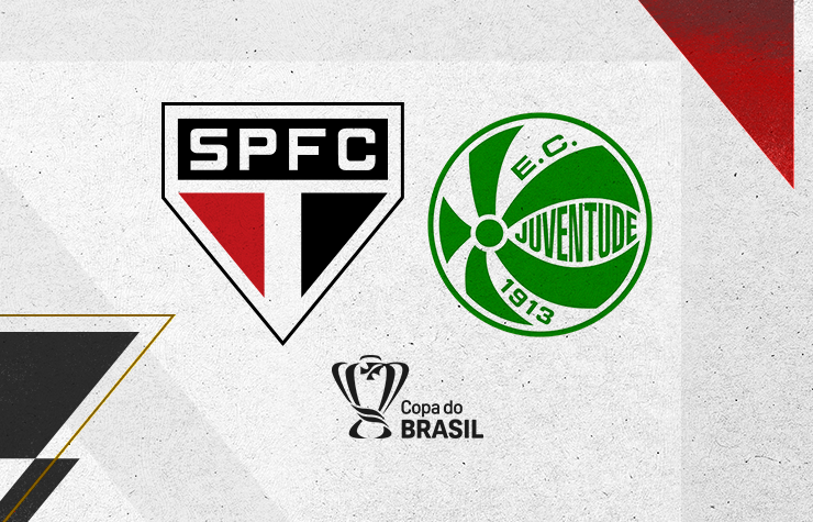 SÃO PAULO FC x  JUVENTUDE – COPA BETANO DO BRASIL