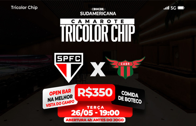 CAMAROTE TRICOLOR CHIP – SPFC X BOSTON RIVER