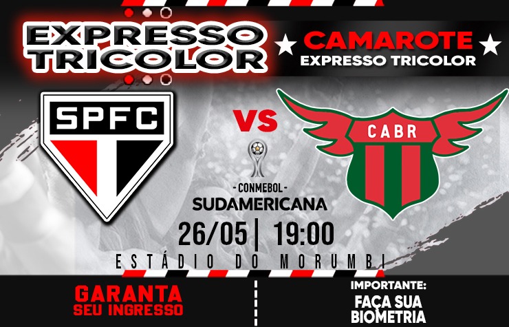 CAMAROTE EXPRESSO TRICOLOR – SPFC X BOSTON RIVER