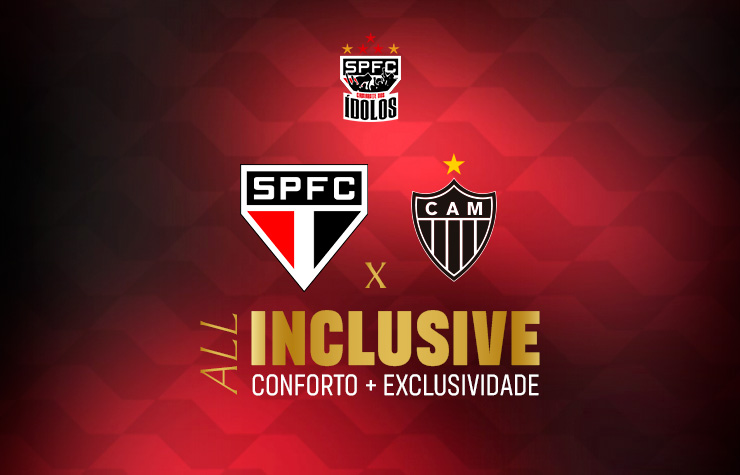 CAMAROTE DOS ÍDOLOS– SPFC X ATLÉTICO MG