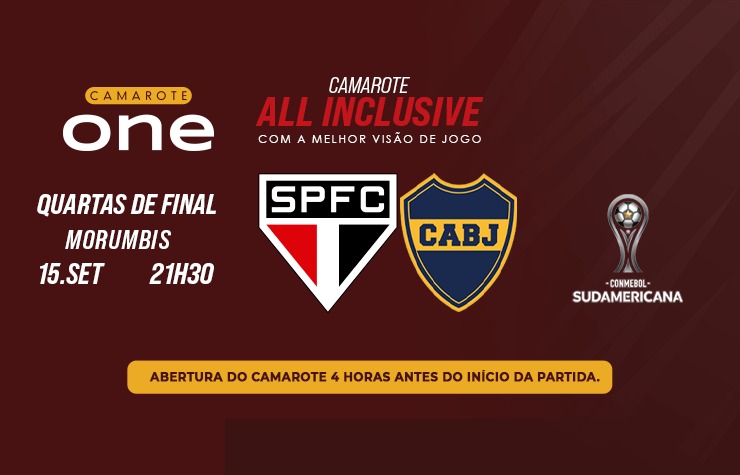 CAMAROTE ONE – SÃO PAULO x BOCA JUNIORS