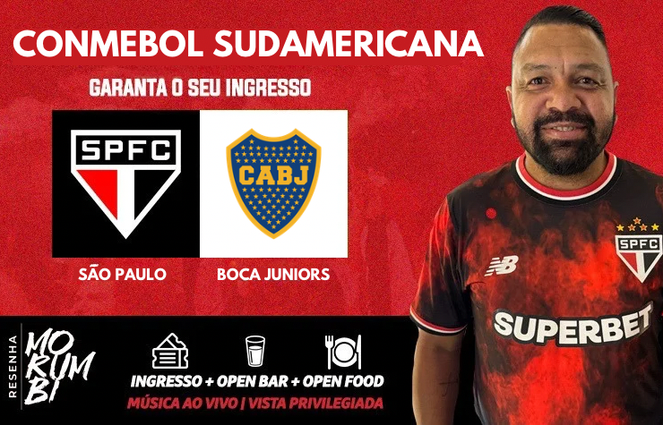 CAMAROTE RESENHA MORUMBI SPFC - SPFC X BOCA JUNIORS
